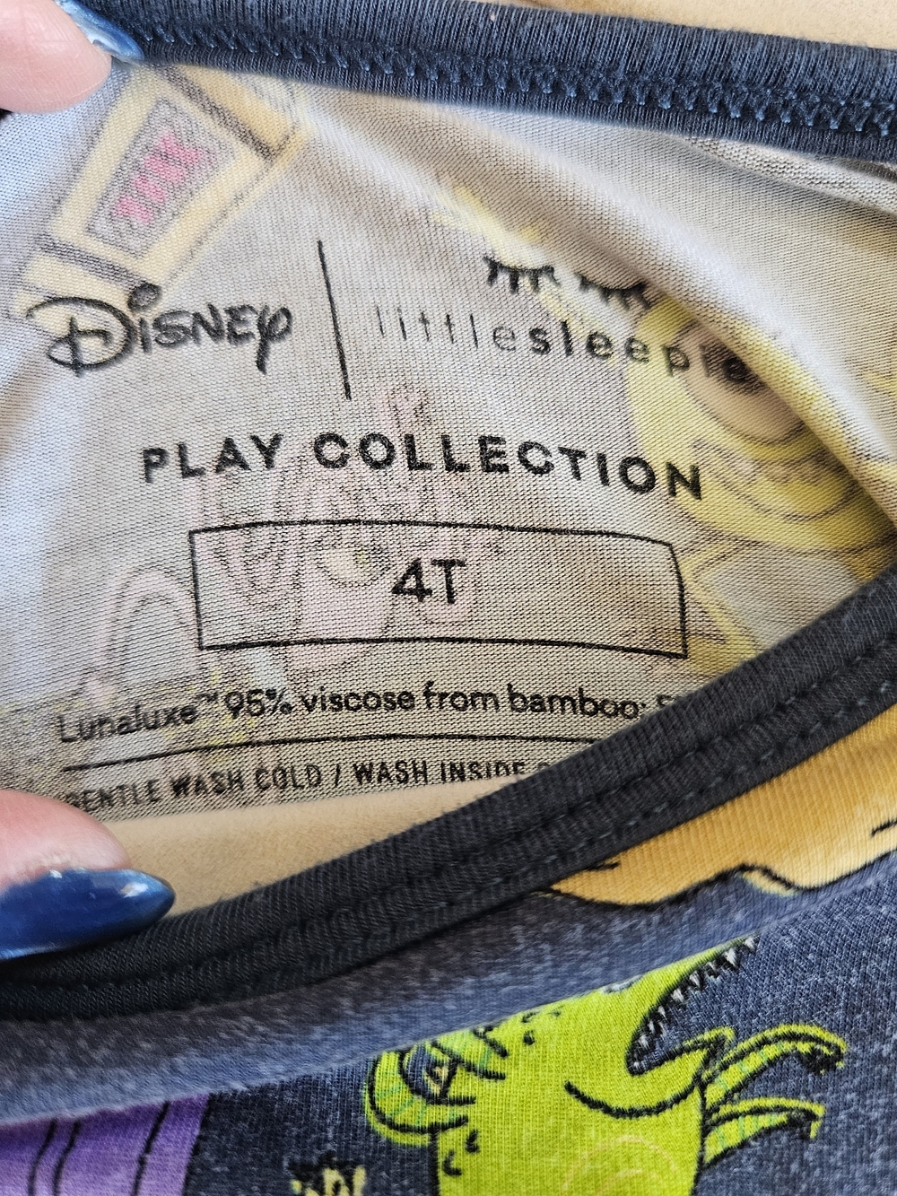 Little Sleepies Disney 4T Monsters Inc. Twirl Dress with Pockets - Picture 2 of 3